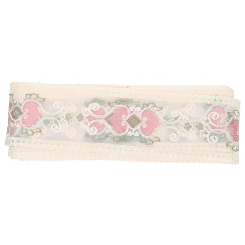 Angoily 1 Rolle Breites Stickerei Spitzenband für Diy Handwerksprojekte Langlebig und Leicht zur Dekoration von Geschenken Haarschmuck und Kleidung Yards von Angoily