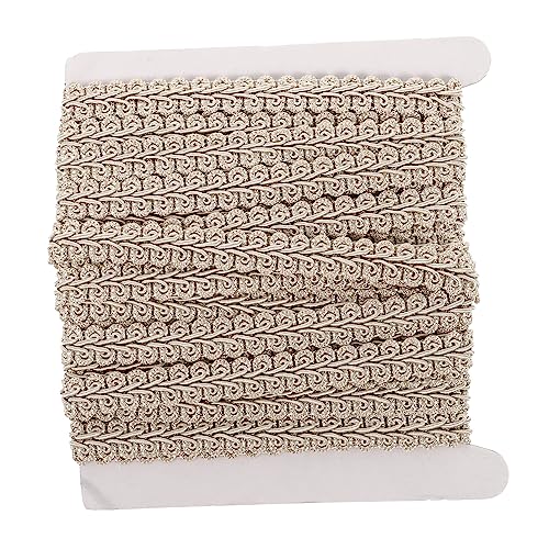 Angoily 1 Rolle Bunte Wellenborte für Vorhänge und DIY Projekte Polyester Spitzenband für Näharbeiten Dekoration und Handwerk für Zuhause und Schneiderläden von Angoily