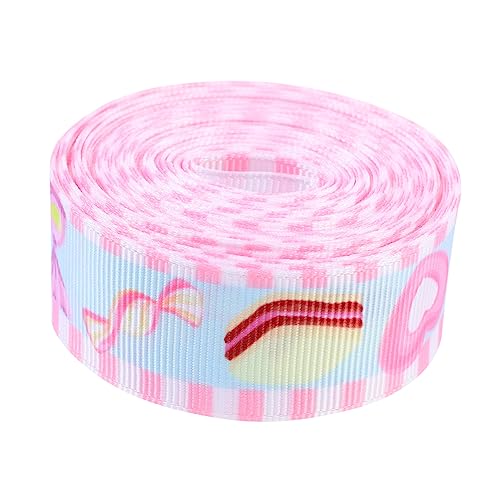 Angoily 1 Rolle Candy Eiscreme Muster Grosgrain Geschenkband Diy Verpackungsband Breit für Dekoration Bastelprojekte und Geschenkverpackungen Angoily 1 Rolle Candy Eiscreme Muster Grosgrain Geschenkband Diy Verpackungsband Breit für Dekoration Bastelprojekte und Geschenkverpackungen von Angoily