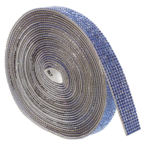 Angoily 1 Rolle Crystal Hot Diamond Diamantgürtel Hotfix-strasssteine Schleife Bandfarbe Strass-aufkleber Strasssteine ​​zum Basteln Diamantband Edelsteine Klebstoff Heißschmelzkleber von Angoily