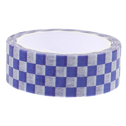 Angoily 1 Rolle DIY Washi Tape Handgemalte Karomuster Klebeband für Scrapbooking und Dekoration Weiße Designrolle Vielseitig Einsetzbar für Handbücher Fotoalben und Angoily 1 Rolle DIY Washi Tape Handgemalte Karomuster Klebeband für Scrapbooking und Dekoration Weiße Designrolle Vielseitig Einsetzbar für Handbücher Fotoalben und von Angoily