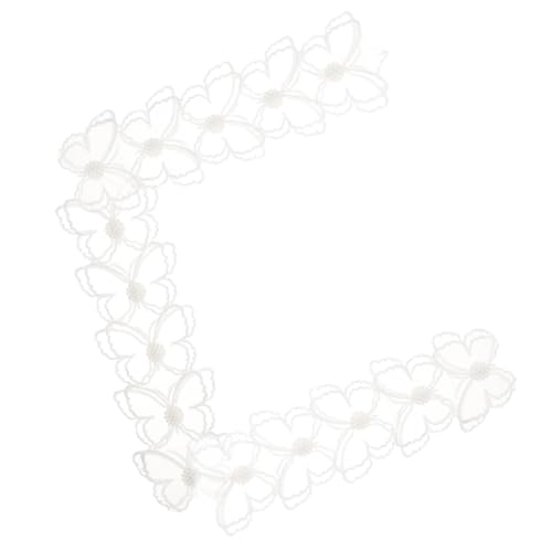 Angoily 1 Rolle Dekorative Blumen Mit Schleifen Rock Nähen Kleidung Versorgung DIY Kleid Band Nähen Applikation Borte Borte Zum Nähen Brautkleid Borte Haarschleifen von Angoily