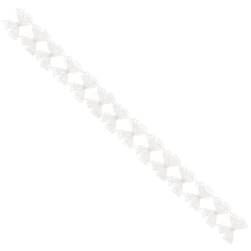 Angoily 1 Rolle Dekorative Blumen Mit Schleifen Scrapbooking Bandbesatz Geschenkband Näh Und Kleidungsbedarf DIY Kleiderband Häkel Einfassungsband Besatzband DIY Band Stoff von Angoily