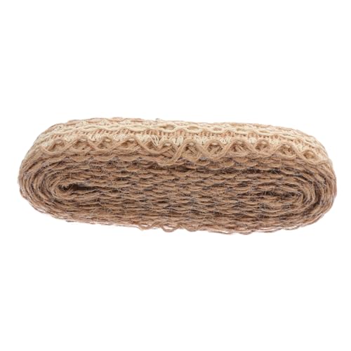Angoily 1 Rolle Diy Dekorative Jutewebband Breites Band für Handwerk und Nähprojekte für Kleidung Vorhänge Tischdecken und Scrapbooking Vielseitig Einsetzbar von Angoily
