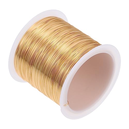 Angoily 1 Rolle Diy Schmuckdraht Kupferdrahtrolle für Bastelprojekte Flexibler Armband und Perlendraht Langlebig und Vielseitig Einsetzbar für Handarbeiten und Schmuckherstellung Angoily 1 Rolle Diy Schmuckdraht Kupferdrahtrolle für Bastelprojekte Flexibler Armband und Perlendraht Langlebig und Vielseitig Einsetzbar für Handarbeiten und Schmuckherstellung von Angoily