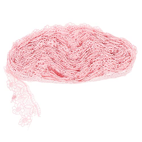 Angoily 1 Rolle Diy Spitze Dekorative Blumenborte für Kleidung und Bastelarbeiten Rosafarbene Langlebige Ripsborte Yards für Hochzeiten Geburtstage und Valentinstag Angoily 1 Rolle Diy Spitze Dekorative Blumenborte für Kleidung und Bastelarbeiten Rosafarbene Langlebige Ripsborte Yards für Hochzeiten Geburtstage und Valentinstag von Angoily