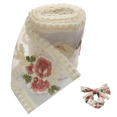 Angoily 1 Rolle Diy Spitzenband Gestickter Elegantes Bastelmaterial für Haarschmuck und Kleidung Strapazierfähige Spitzenborte für Projekte und Dekorationen Angoily 1 Rolle Diy Spitzenband Gestickter Elegantes Bastelmaterial für Haarschmuck und Kleidung Strapazierfähige Spitzenborte für Projekte und Dekorationen von Angoily