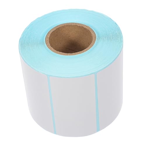 Angoily 1 Rolle Etiketten aus Thermopapier Etiketten Aufkleber Thermalaufkleber thermischer Aufkleber klebrig Adresse Thermoetiketten Aufkleber aus Thermopapier Adressetiketten Weiß von Angoily