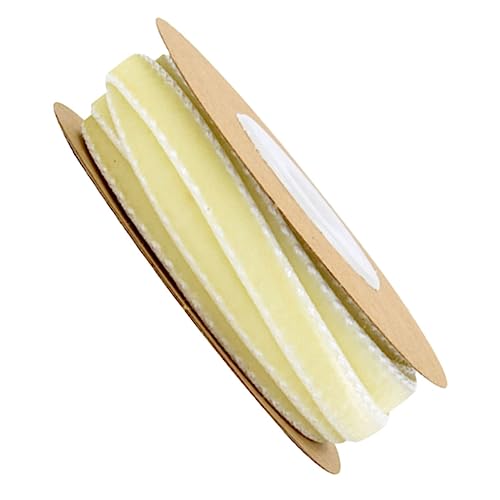 Angoily 1 Rolle Flocking Satinband Beige Vielseitiges Geschenkband für Diy Dekoration Hochzeit und Festlichkeiten Hochwertige nicht Elastische Bänder für Projekte und Accessoires Angoily 1 Rolle Flocking Satinband Beige Vielseitiges Geschenkband für Diy Dekoration Hochzeit und Festlichkeiten Hochwertige nicht Elastische Bänder für Projekte und Accessoires von Angoily