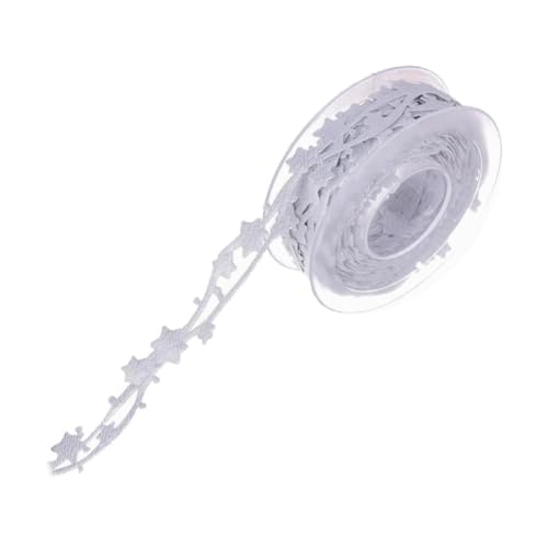 Angoily 1 Rolle Fünfzackiger Sternmuster Ribbons für und DIY Dekoration Silberfarbig für Hochzeiten Weihnachten und Partys Vielseitiges Geschenkband für Verpackungen und Bastelprojekte Angoily 1 Rolle Fünfzackiger Sternmuster Ribbons für und DIY Dekoration Silberfarbig für Hochzeiten Weihnachten und Partys Vielseitiges Geschenkband für Verpackungen und Bastelprojekte von Angoily