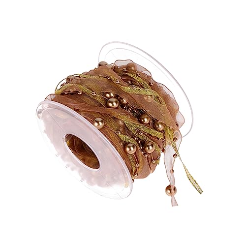Angoily 1 Rolle Geschenkband Zeremonie Blumen aus Satinband Blumen- Girlande Zubehör weihnachtsbaumdeko tannenbaum dekoration weichnachtsgeschke Hochzeitsband dekoratives Perlenband Golden Angoily 1 Rolle Geschenkband Zeremonie Blumen aus Satinband Blumen- Girlande Zubehör weihnachtsbaumdeko tannenbaum dekoration weichnachtsgeschke Hochzeitsband dekoratives Perlenband Golden von Angoily