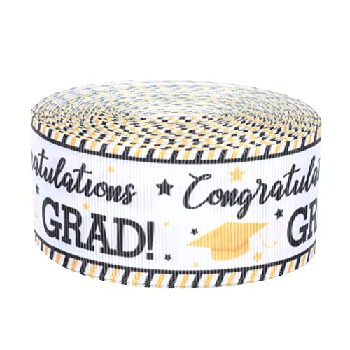 Angoily 1 Rolle Graduation Party Geschenkband Dekoratives Geschenkband für DIY und Kuchenverpackung Hochwertiges Reißfest und Langlebig Festliche für Abschlussfeiern Angoily 1 Rolle Graduation Party Geschenkband Dekoratives Geschenkband für DIY und Kuchenverpackung Hochwertiges Reißfest und Langlebig Festliche für Abschlussfeiern von Angoily