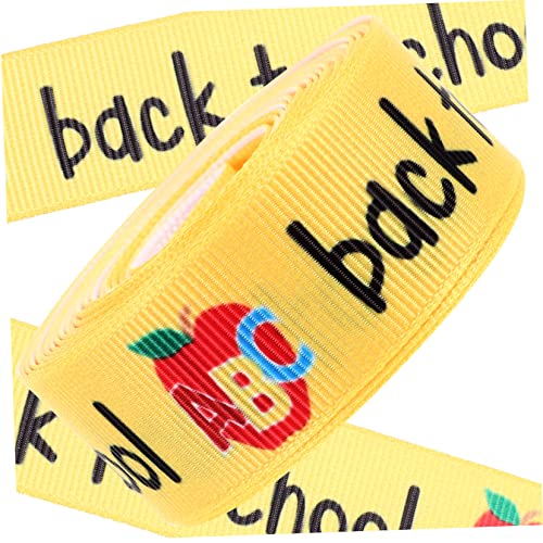 Angoily 1 Rolle Gurtband für den Schulanfang Kind von alle Schleife Party Zu ribbon bandfeile Veranstaltungen dekorieren geschenkdeko Geschenkband Band für DIY Polyester Yellow Angoily 1 Rolle Gurtband für den Schulanfang Kind von alle Schleife Party Zu ribbon bandfeile Veranstaltungen dekorieren geschenkdeko Geschenkband Band für DIY Polyester Yellow von Angoily