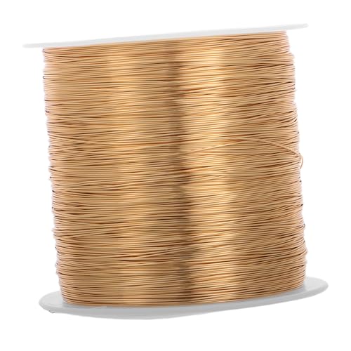 Angoily 1 Rolle Haarnadel Handgemachter Faden Edelstahldraht Zum Basteln Spulendraht Für Die Schmuckherstellung Schmuckdraht-kit Armband Draht Schmuck Draht Drahtwickeldraht Kupfer Golden Angoily 1 Rolle Haarnadel Handgemachter Faden Edelstahldraht Zum Basteln Spulendraht Für Die Schmuckherstellung Schmuckdraht-kit Armband Draht Schmuck Draht Drahtwickeldraht Kupfer Golden von Angoily