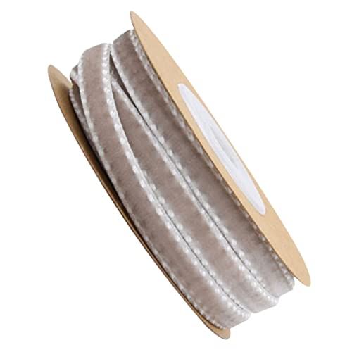 Angoily 1 Rolle Hochwertiges Flocking Ribbon Hellkaffee DIY Geschenkband für Verpackungen Schleifen Hochzeiten Partys und Bastelprojekte Strapazierfähiges Dekorationsband für Kleidung und Angoily 1 Rolle Hochwertiges Flocking Ribbon Hellkaffee DIY Geschenkband für Verpackungen Schleifen Hochzeiten Partys und Bastelprojekte Strapazierfähiges Dekorationsband für Kleidung und von Angoily