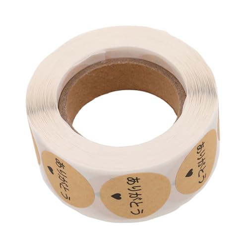 Angoily 1 Rolle Japanische Umschlagaufkleber Etiketten Dankeschön Aufkleber Für Verpackungen Dankeschön Aufkleber Lange Versiegelungsaufkleber Umschlag Dankeschön Aufkleber von Angoily
