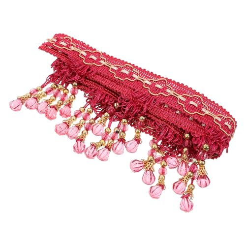 Angoily 1 Rolle Kristallperlen hängen Perlen Quasten Fringe Quastenband Polyester Fransen Quasten -Spitzenverkleidung Glitzer-Quastenbesatz Fransen nähen Fransen Quastenbesatz Stoff rot Angoily 1 Rolle Kristallperlen hängen Perlen Quasten Fringe Quastenband Polyester Fransen Quasten -Spitzenverkleidung Glitzer-Quastenbesatz Fransen nähen Fransen Quastenbesatz Stoff rot von Angoily