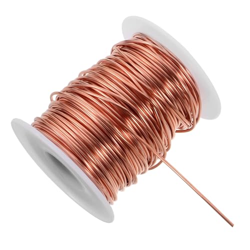 Angoily 1 Rolle Kupferdraht Schmuckdraht Kupferfaden Kupferkabel Draht Handwerk Runde Kupferdrähte Blanker Kupferdraht Elektrokultur-kupferdraht Kupferspule Weicher Gartendraht Golden Angoily 1 Rolle Kupferdraht Schmuckdraht Kupferfaden Kupferkabel Draht Handwerk Runde Kupferdrähte Blanker Kupferdraht Elektrokultur-kupferdraht Kupferspule Weicher Gartendraht Golden von Angoily