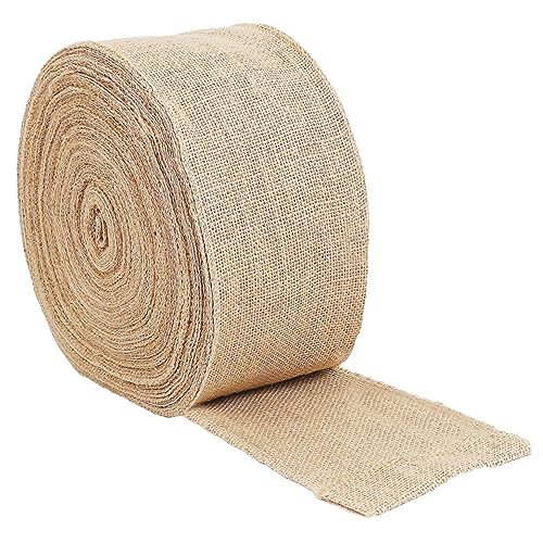 Angoily 1 Rolle Leinen- Sackleinen Dekoration Stoff handgefertigtes Material Tuch hochzeitsdeko wedding decoration Jute handgefertigt schneidbares Geschenkband dekoratives Wickelband Angoily 1 Rolle Leinen- Sackleinen Dekoration Stoff handgefertigtes Material Tuch hochzeitsdeko wedding decoration Jute handgefertigt schneidbares Geschenkband dekoratives Wickelband von Angoily
