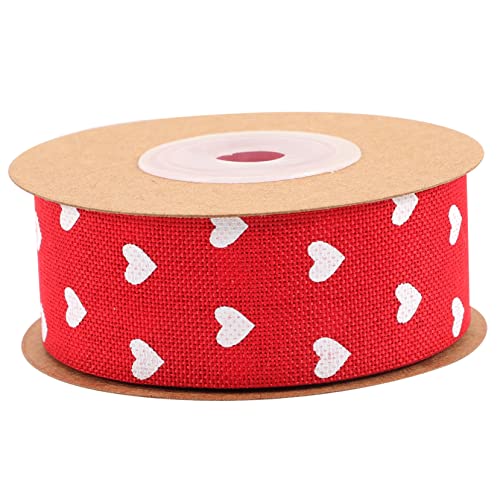 Angoily 1 Rolle Liebesband Party Rosa Herzband Hochzeitsdekorationen Braut- seidenband ribbon goldhochzeit valetinstag Bänder mit Herzmuster Bänder zur Schleifenherstellung Hanfimitat rot Angoily 1 Rolle Liebesband Party Rosa Herzband Hochzeitsdekorationen Braut- seidenband ribbon goldhochzeit valetinstag Bänder mit Herzmuster Bänder zur Schleifenherstellung Hanfimitat rot von Angoily