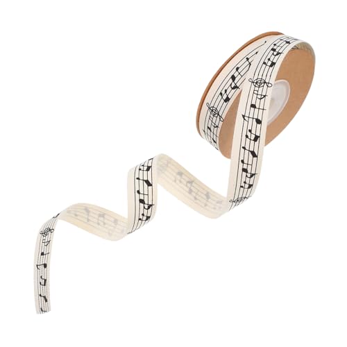 Angoily 1 Rolle Musikcharakter Baumwollband Dekoratives Geschenkband für Bastelprojekte Blumenverpackungen und Festlichkeiten Wiederverwendbar und Individuell Zuschneidbar Angoily 1 Rolle Musikcharakter Baumwollband Dekoratives Geschenkband für Bastelprojekte Blumenverpackungen und Festlichkeiten Wiederverwendbar und Individuell Zuschneidbar von Angoily