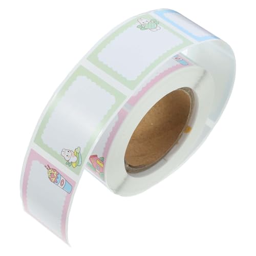 Angoily 1 Rolle Namensaufkleber Namensschilder Für Unisex Wasser Etiketten Aufkleber Für Flaschen Kinderflasche Personalisiert Namensschilder Für Namensschilder Der Schüler Papier von Angoily