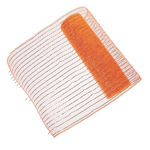 Angoily 1 Rolle Netzmaterial Halloween- Dekoration Basteln Dekorativ Bänder Kranz Geschenkband Netz Für Handwerk Bandgeflecht Mesh-material Polyester Orange Angoily 1 Rolle Netzmaterial Halloween- Dekoration Basteln Dekorativ Bänder Kranz Geschenkband Netz Für Handwerk Bandgeflecht Mesh-material Polyester Orange von Angoily