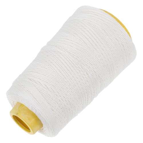 Angoily 1 Rolle Nylonnähenfaden Nähzubehör Stickfaden Strickfaden Stickgarn für Kleidung Nylonfaden Faden für Nähmaschine DIY-Quiltgarn Nähprodukte elastischer Faden zum Nähen Nähgarn Weiß von Angoily