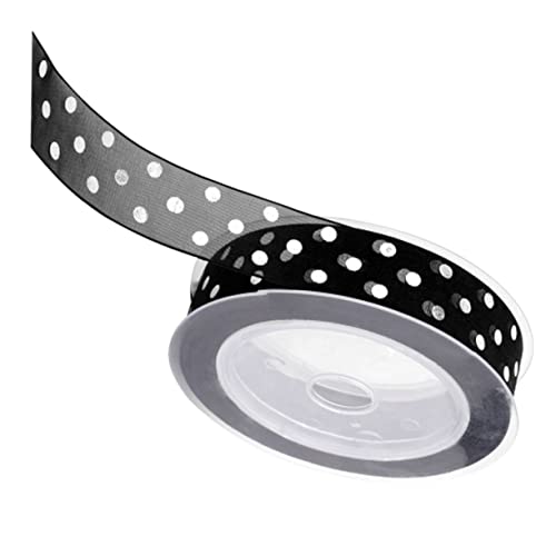 Angoily 1 Rolle Polka Dot -band Band Zum Verpacken Spitzenband Partyzubehör Dekorationen Dünnes Band Stoff Bogen Satinband Hochzeit Bänder Für Büro Diy-netzband Schwarz Angoily 1 Rolle Polka Dot -band Band Zum Verpacken Spitzenband Partyzubehör Dekorationen Dünnes Band Stoff Bogen Satinband Hochzeit Bänder Für Büro Diy-netzband Schwarz von Angoily