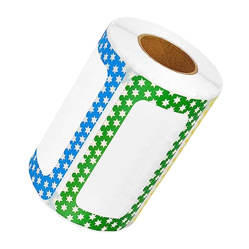 Angoily 1 Rolle Roll Name Tag Aufkleber mit Buntem Selbstklebende Etiketten für Schule Büro und Personalisierbare Beschreibbare Namensschilder für Schüler und Aufbewahrung Angoily 1 Rolle Roll Name Tag Aufkleber mit Buntem Selbstklebende Etiketten für Schule Büro und Personalisierbare Beschreibbare Namensschilder für Schüler und Aufbewahrung von Angoily