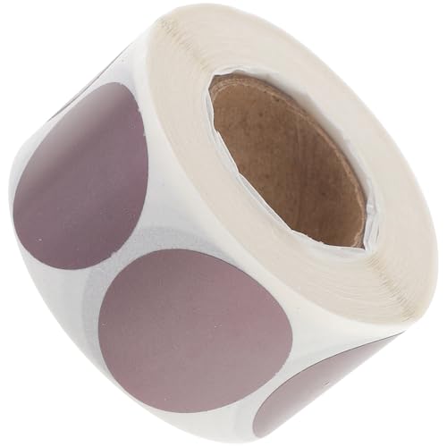Angoily 1 Rolle Runde Selbstklebende Rubbelaufkleber mit Aufklebern Roségold für Diy Partyspiele Belohnungskarten und Kreative Bastelprojekte von Angoily