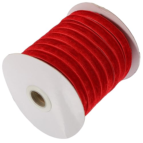 Angoily 1 Rolle Samtgürtel lockig Burgund wickeln Gold gekräuselt seidenband ribbon Geschenkband für Basteln Geschenkverpackungsband trauringe Valentinsband Gummiband umschlagen Nylon rot Angoily 1 Rolle Samtgürtel lockig Burgund wickeln Gold gekräuselt seidenband ribbon Geschenkband für Basteln Geschenkverpackungsband trauringe Valentinsband Gummiband umschlagen Nylon rot von Angoily