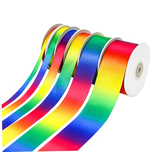 Angoily 1 Rolle Satinband Hochdichtes Farbenfrohes Polyester Geschenkband Breit für DIY Bastelprojekte Blumenarrangements und für Geburtstagsfeiern und Dekorationen Angoily 1 Rolle Satinband Hochdichtes Farbenfrohes Polyester Geschenkband Breit für DIY Bastelprojekte Blumenarrangements und für Geburtstagsfeiern und Dekorationen von Angoily