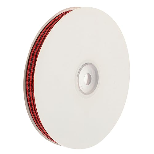 Angoily 1 Rolle Schwarz -rotes Plaidband Basteln Dekorativ Rotes Band Weihnachten Bänder Zum Verpacken Kariert Verpackung Hochzeit Band Zum Verpacken Geschenkband Polyester Angoily 1 Rolle Schwarz -rotes Plaidband Basteln Dekorativ Rotes Band Weihnachten Bänder Zum Verpacken Kariert Verpackung Hochzeit Band Zum Verpacken Geschenkband Polyester von Angoily