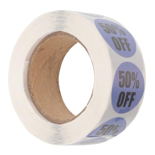 Angoily 1 Rolle Selbstklebende Aufkleber für Einzelhandel für Supermärkte und Geschäfte Beschreibbare Sticker für Preisnachlässe Angoily 1 Rolle Selbstklebende Aufkleber für Einzelhandel für Supermärkte und Geschäfte Beschreibbare Sticker für Preisnachlässe von Angoily