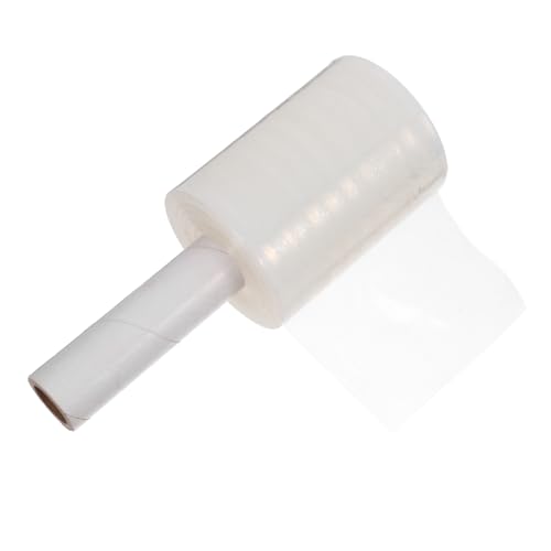 Angoily 1 Rolle Stretchfolie Verarbeiten Verpackungsfolie Für Den Umzug Pe -verpackungsfilm Stretch-wrap-folie Verpackungsfilm Bewegend Hand-stretch-wrap Wickelfolie Sport Transparent von Angoily