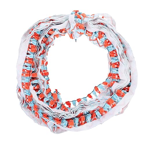 Angoily 1 Rolle Taschentuch Design Stoffbesatz mit Quasten Yards für Kleidung Diy Nähprojekte Accessoires und Heimdekoration von Angoily
