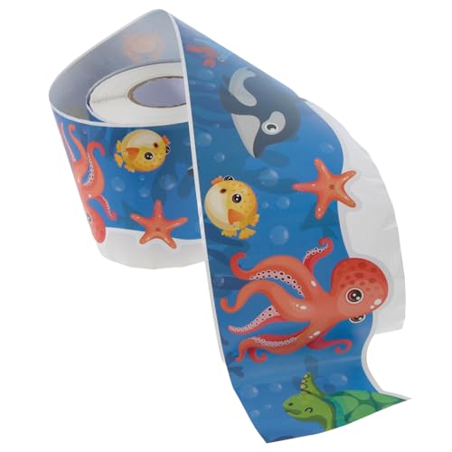 Angoily 1 Rolle Tier Selbstklebende Bordüre Dekoratives Wellenrandpapier für Bastelprojekte Tafel und Wanddekoration für Diy und Scrapbooking von Angoily