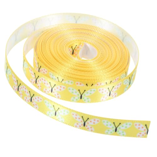Angoily 1 Rolle Verpackung Band Ästhetisch Packband Partyverpackung Geschenkband Band Für Die Osterdekoration Osterbänder Selber Machen Osterband Gelb Polyester Angoily 1 Rolle Verpackung Band Ästhetisch Packband Partyverpackung Geschenkband Band Für Die Osterdekoration Osterbänder Selber Machen Osterband Gelb Polyester von Angoily