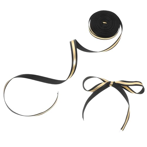 Angoily 1 Rolle Verpackungsband für die Abschlusssaison schwarzgoldenes Satinband weißes Band feiern Rosa seidenband ribbon basteln bastelset Partei dekoratives Band Festivalband Polyester Angoily 1 Rolle Verpackungsband für die Abschlusssaison schwarzgoldenes Satinband weißes Band feiern Rosa seidenband ribbon basteln bastelset Partei dekoratives Band Festivalband Polyester von Angoily