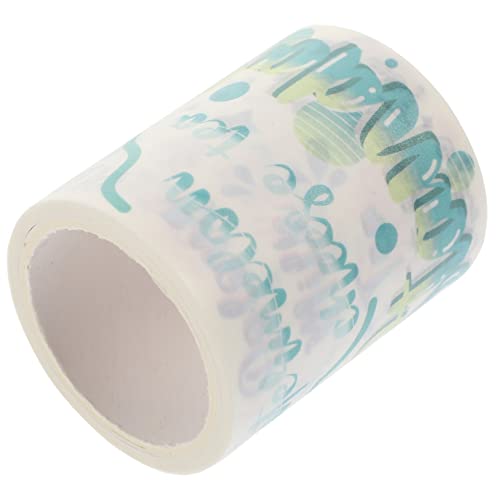 Angoily 1 Rolle Washi Tape Dekoratives Klebeband für Diy Projekte Scrapbooking Geschenkverpackungen Vielseitig Einsetzbar Einfach Abreißbar ohne Rückstände von Angoily