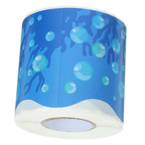 Angoily 1 Rolle Wasserfester Klebeaufkleber „Unter Dem Meer“ Dekoratives Pinnwand Besatz Trägerpapier Für Schautafeln Journal Aufkleber Pinnwand Ränder Blaues Pvc Selbstklebend Angoily 1 Rolle Wasserfester Klebeaufkleber „Unter Dem Meer“ Dekoratives Pinnwand Besatz Trägerpapier Für Schautafeln Journal Aufkleber Pinnwand Ränder Blaues Pvc Selbstklebend von Angoily