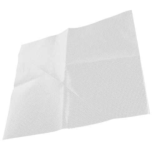 Angoily 1 Rolle Wasserlöslicher Kreuzstichfilm Stickerei Handnäh-Stabilisatoren stickzubehör Stickstabilisator wasserlöslich lösliches Stickvlies Stickstabilisatoren DIY liefert Stoff Weiß von Angoily