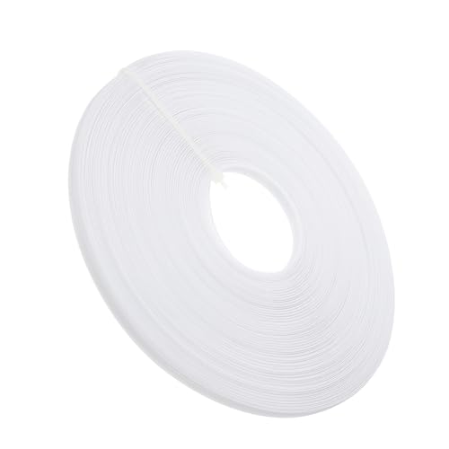 Angoily 1 Rolle Weiß Funktion Waschbeständig Langlebig Szene Für DIY Kleider und Röcke Weißer Boning Roll Waschbeständiger Polyester für DIY Kleider und Röcke Langlebig und Formstabil für von Angoily
