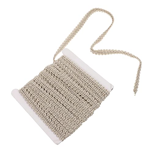 Angoily 1 Rolle Wellige Spitze Heimdekoration Flechten Vorhang Zierleiste Zum Nähen Welle Gimp-zopf Gimpengeflecht Trimmen Vorhänge Fransendekoration Dekorativer Zopfbesatz Beige Polyester Angoily 1 Rolle Wellige Spitze Heimdekoration Flechten Vorhang Zierleiste Zum Nähen Welle Gimp-zopf Gimpengeflecht Trimmen Vorhänge Fransendekoration Dekorativer Zopfbesatz Beige Polyester von Angoily
