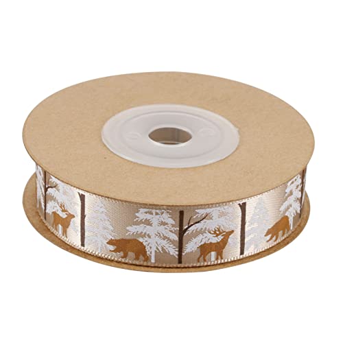 Angoily 1 Rolle Yards Weihnachts Dekorationsband mit Tiermotiven Diy Geschenkbänder für Verpackungen und Partydekoration Druckband für Festliche Anlässe Angoily 1 Rolle Yards Weihnachts Dekorationsband mit Tiermotiven Diy Geschenkbänder für Verpackungen und Partydekoration Druckband für Festliche Anlässe von Angoily