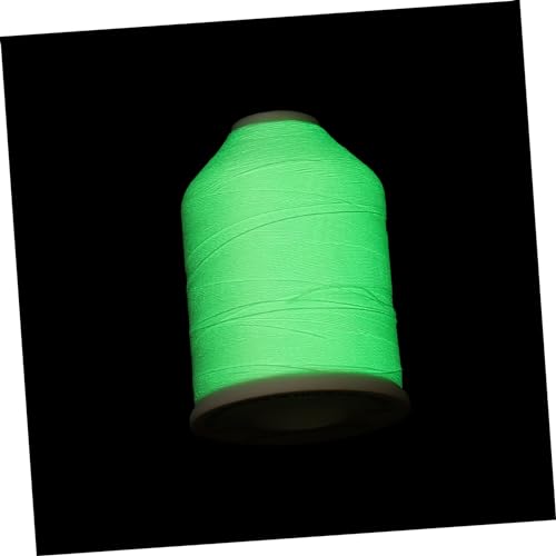 Angoily 1 Rolle leuchtendes Stickgarn Fäden Stickfaden Stickerei Nähmaschine professionelles Nähgarn Multifunktions-Nähgarn Nähgarn für Kleidung Stickgarn für Kleidung Polyester Weiß von Angoily