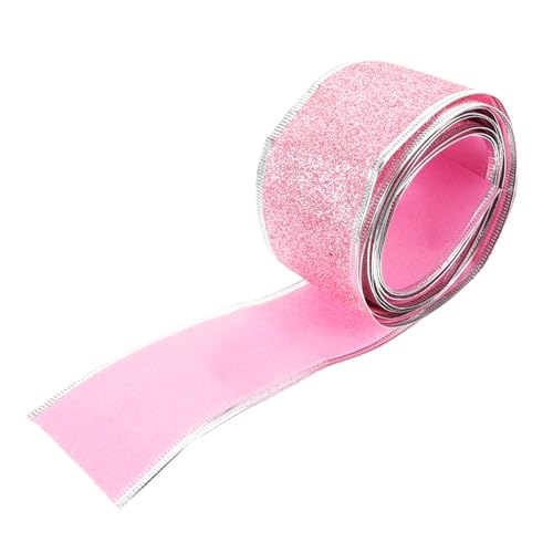 Angoily 1 Rolle rosa Band wickeln Schleifen für seidenband ribbon schienbeinschoner tape decor verkleidung bandalette verschleißfestes Geschenkband Multifunktions-Paketband Stoff von Angoily
