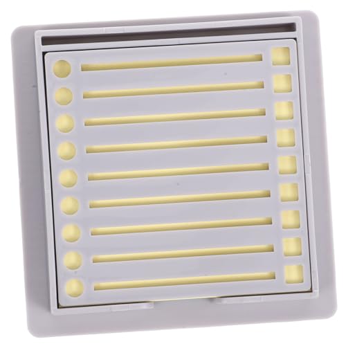 Angoily 1 Satz Aufbewahrungsbox für Notizen Notizblockspender Bequemer Kartenhalter sortiert für Schreibtisch Praktischer Karten-Organizer Notizblock-Hülle Abs Light Grey von Angoily