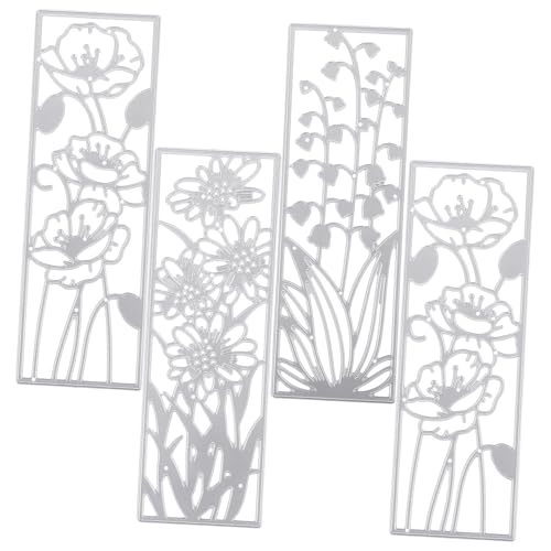 Angoily 1 Satz Blumenmotiv Stanzformen Einfache Design Schneidewerkzeuge Für Diy Kartenherstellung Scrapbooking Und Dekoration Von Fotoalben 4 Stück Angoily 1 Satz Blumenmotiv Stanzformen Einfache Design Schneidewerkzeuge Für Diy Kartenherstellung Scrapbooking Und Dekoration Von Fotoalben 4 Stück von Angoily